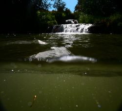 Hawaiian Falls. This photo was taken during an ATV tour i... by Mathew Cook 